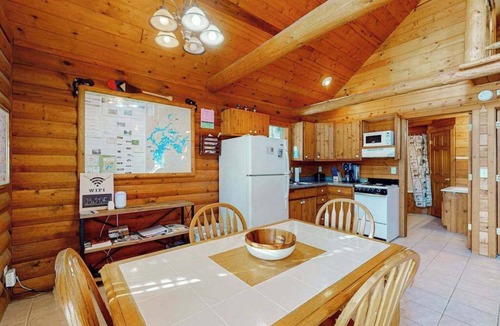 Mercer House | Cozy cabins w/fireplace, whirlpool tub, access to private dock, & fire pit