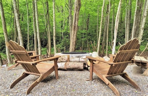 Asheville Cabin | Cozy Cove Cabin -Fire Pit - Porch Swing