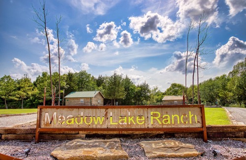 Sand Springs Cabin | Cozy Lakeside Log Cabin. Private Lake, Peaceful & Secluded. Pet-friendly!