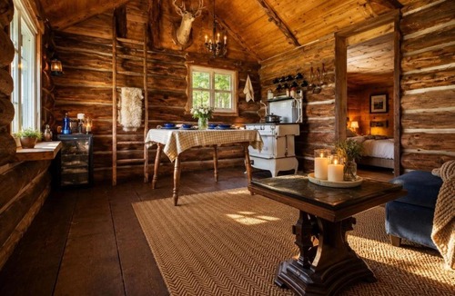 Johnsonville House | Cozy Rustic Cabin with Scenic Views