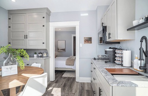 Michigan City Apartment | Cozy Updated Studio, 1-Block Downtown & Beach
