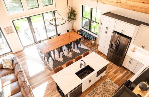 Thompsonville House | Crystal Mountain Retreat: Private Betsie Riverfront & Recreational Trail Access