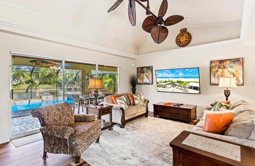 Fort Myers Villa | Direct Access Waterfront Villa with Heated Pool & Spa Edgewater Escape Roelens Vacations