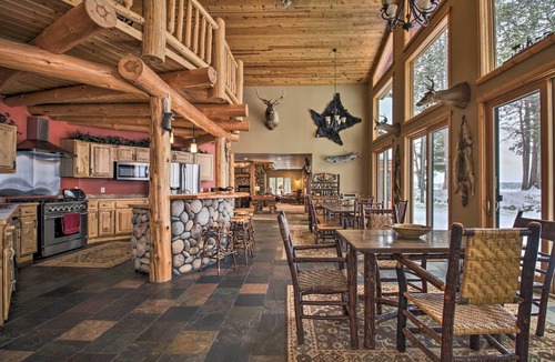 Emily Cabin | Dock, Fire Pit & Beach! Expansive Ruth Lake Home