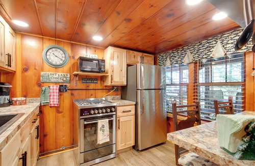 St Germain Cabin | Dock, Lake & Beach Access! St Germain Duplex Cabin