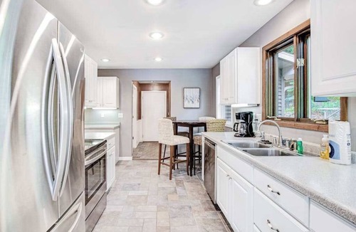Tomahawk House | Dog-Friendly Lakefront Home w/Fireplace, Stove, Lake View, Free WiFi, Deck