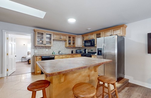 Manitowish Waters House | Dog-friendly, tree-lined home on the snowmobile trail with streaming, W/D, & AC