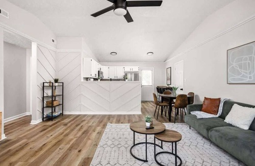 West Newton House | Downtown Access | 3BR Ranch Retreat with Fire-Pit