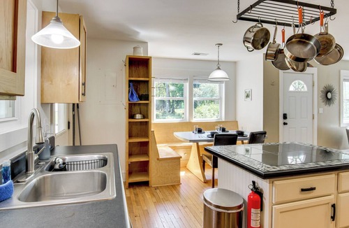 Brevard Cottage | Downtown Brevard Home: Walk to Bars & Breweries!
