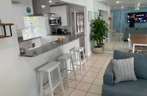 Convair Cove House | Downtown Cocoa Beach, Heated Pool House Next To Beach