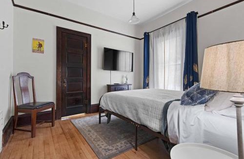 Gillett House | Downtown Gillett Bungalow, Fireplace, 3B, Historic