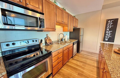 Sandusky Condo | Downtown Waterfront Escape Views of Cedar Point!
