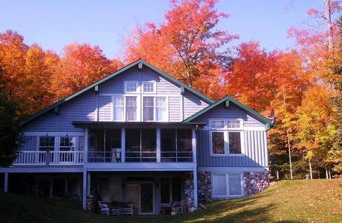 Three Lakes Cabin | Eagle River, Nicolet National Forest Lake Home In Private Bay