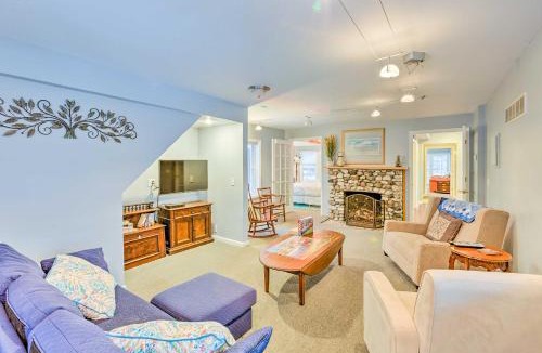 Beulah House | Elegant Stone Cottage: Steps to Crystal Lake Beach