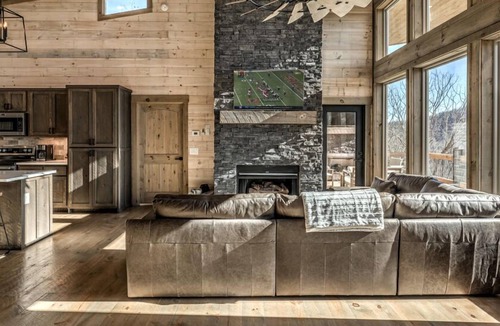 Morganton Cabin | Ella-Vation - Panoramic Mountain Views | Hot Tub | Pool Table