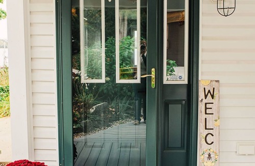 East Jordan House | Escape at the Lake: Hot tub on Lake Charlevoix