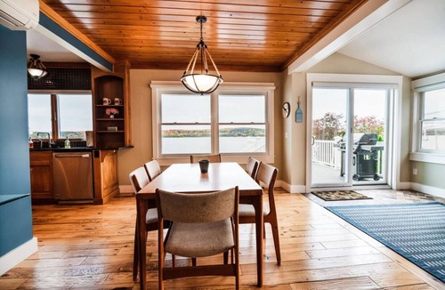 East Jordan House | Escape at the Lake: Hot tub on Lake Charlevoix