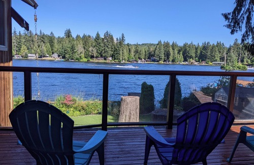 McKenna House | Experience upscale cabin living at Wolf Lodge our rustic, lakeside retreat!