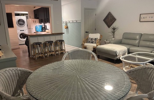 Pensacola Condo | Family Friendly Condo minutes to beach w/large pool and private outdoor space.