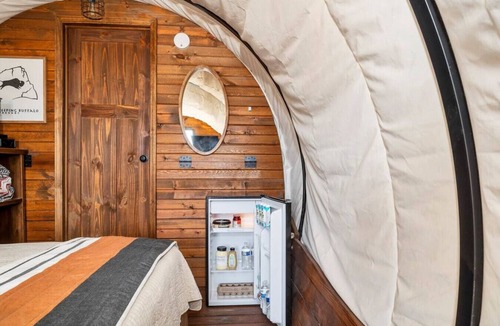 Virgin Cabin | Family Wagon Grafton #32 w/King Bed, 2 BB Fire Pit & BBQ Grill