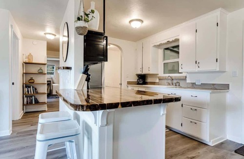 Bethel-Danebo House | Fir-Grove Retreat-Stylish Home in Tranquil Setting