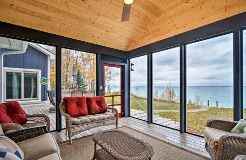 Charlevoix House | Fire Pit, Smart TV: Waterfront Charlevoix Home