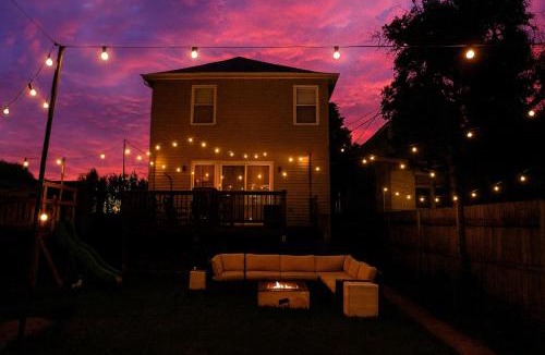 Belmont Cragin House | Game Room Fire-pit Playground Gym Billiard