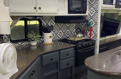 Wheeler House | Glamping 4 miles from Dunes State Park close to town however secluded& private.