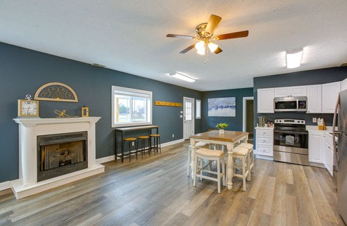 Cadillac House | Group Getaway in Cadillac ~ 4 Mi to State Park!