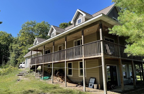 Lake Ann House | Have your first cup of coffee where Lake Ann meets The mouth of The Platte River