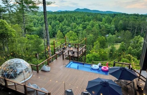 Mineral Bluff House | Heated Pool-Sauna-Mountain Views-Hot Tub-Game Room