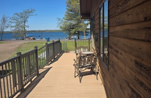 Spooner Cabin | Heated Swimming Pool, 3-Bedroom 2-Bath Lake Home, AC, WiFi, Dock Access, Spooner