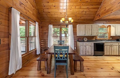 Blue Ridge Cabin | Hidden Hallow Retreat - Mountain View | Pet Friendly | Hot Tub | Firepit | Gameroom