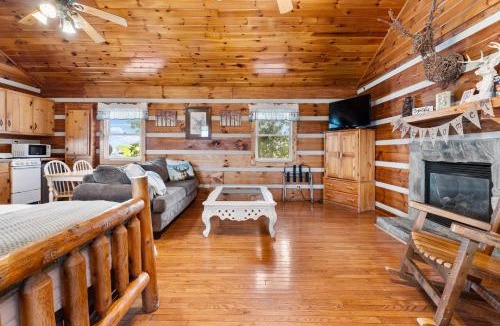 Fancy Gap House | Hillside Hideout Log Cabin For 2! Cabin 10
