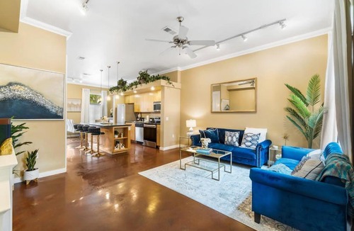 Old East Hill House | Hip & vibrant townhome near downtown with private patio grill AC and WiFi