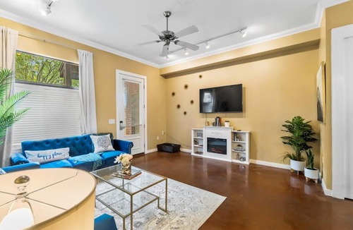 Old East Hill House | Hip & vibrant townhome near downtown with private patio grill AC and WiFi