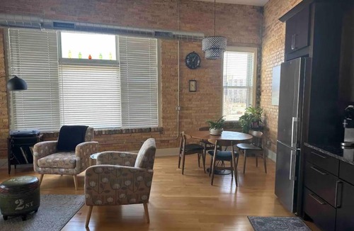 Benton Harbor Apartment | Historic Arts District Gastro Loft