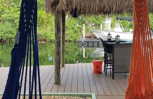 Bay Point House | House with 2 balconies, deck with boat ramp, park nearby