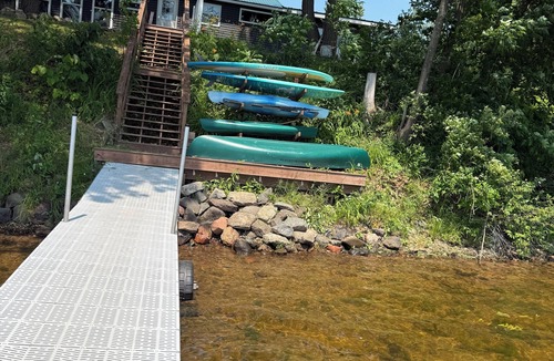 Jim Falls Cabin | Hygge Lodge is a gorgeous lakefront gathering place for year round family fun.