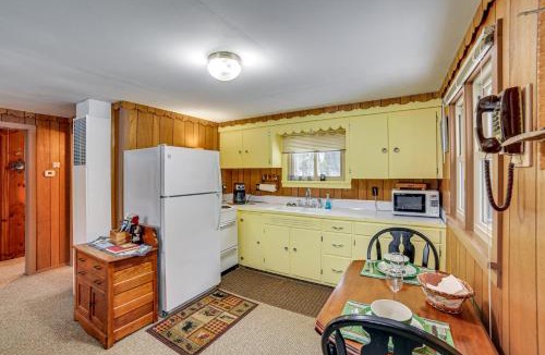 Steuben House | Ice Fish & Snowmobile: Riverfront Manistique Cabin