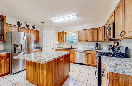 Ono Island House | Inviting dog-friendly home with pool, hot tub, enclosed yard, & W/D