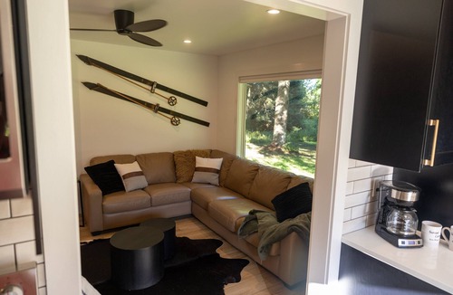 Iron River Cabin | Iron Sunset: Upper Peninsula Fall Retreat | Dog-Friendly Iron River Cabin