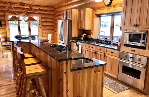 Houghton House | Keweenaw's Houghton Haven waterfront home. Secluded & private, yet close to town
