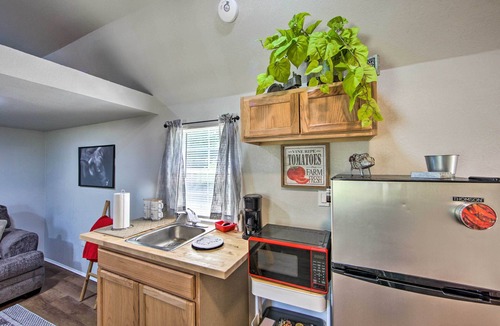 Alba Apartment | Lake Fork Tiny Home: Outdoor Dining & Grill!