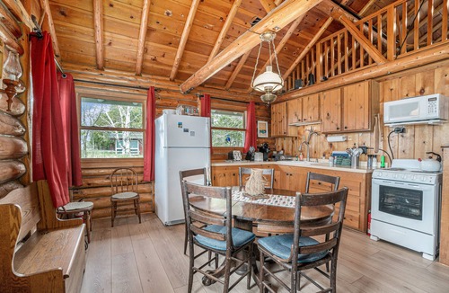 Empire Cabin | Lakefront cabin with 100 ft of Lake Michigan beach, full kitchen, loft, & deck