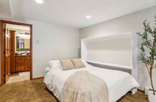 Ramsey County House | Lakefront Getaway: Hot Tub, Firepit & Fireplaces!