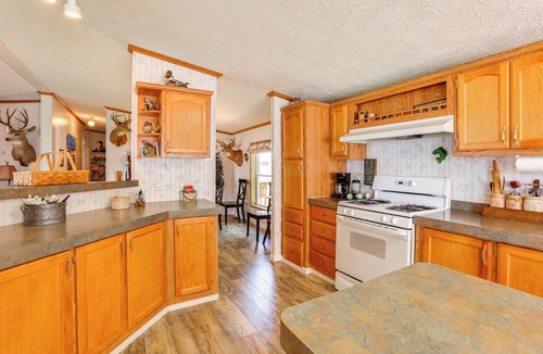 Fountain Cabin | Lakefront Home w/Beach Access, Deck & Dock