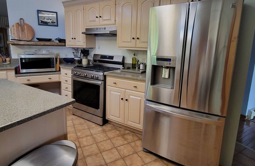 Port Austin House | Lakefront house with decks and gazebo, on private Lake Huron beach.