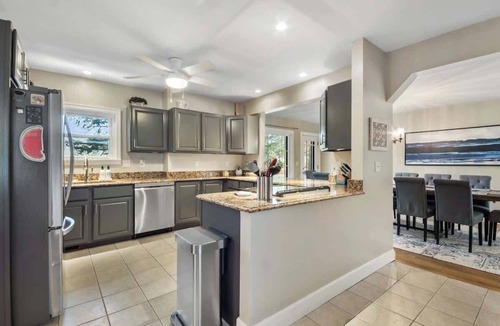 Central Lake House | Lakefront Retreat on Intermediate Lake | Sleeps 14 Firepit Dogs