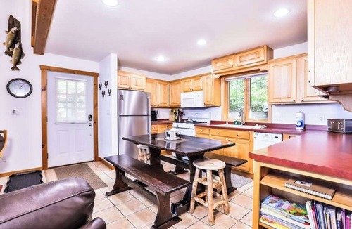 Eagle River House | Lakefront retreat with two full kitchens, fireplaces, washer/dryer, & two docks
